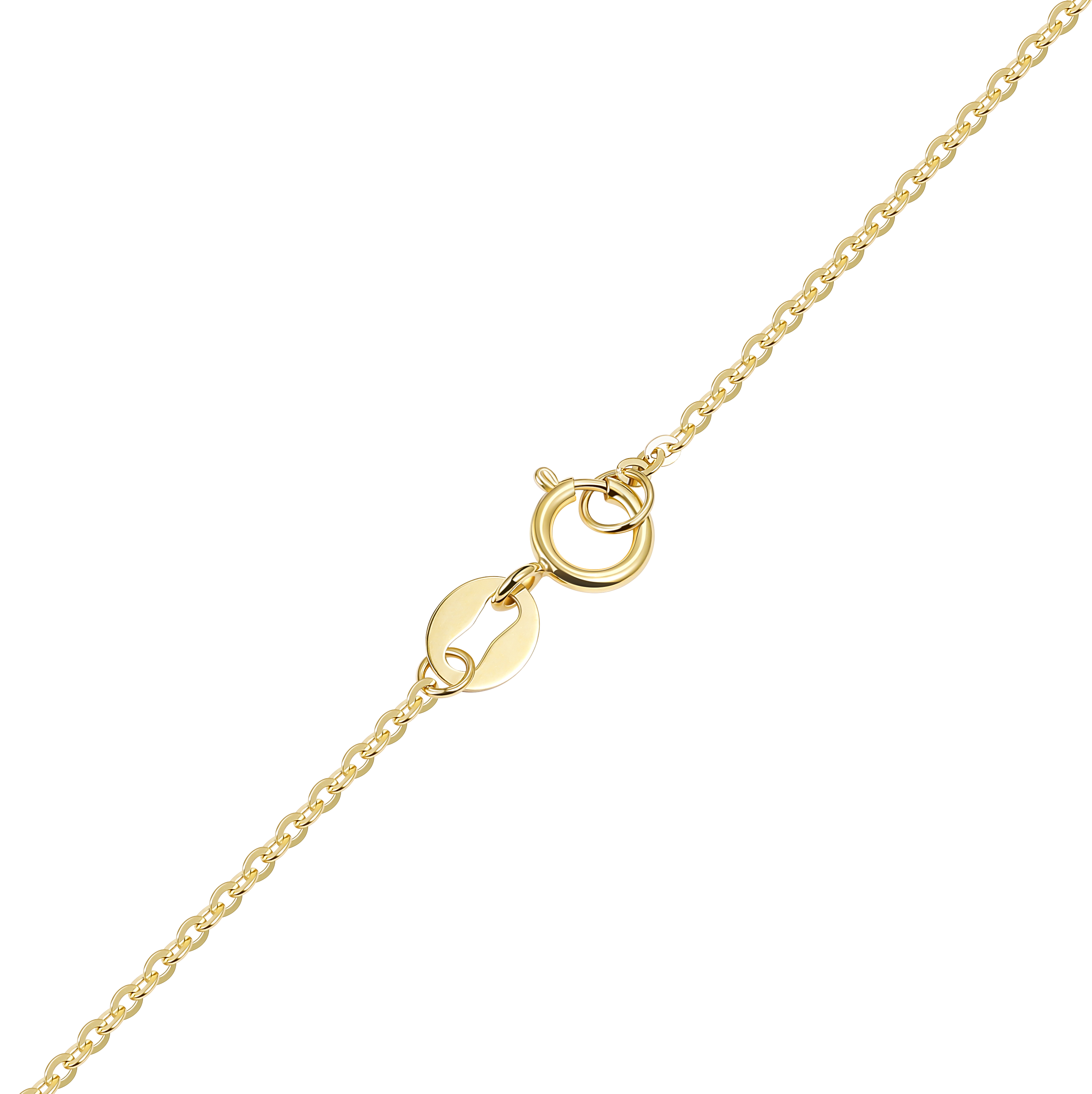 Collana con pendente irregolare in Moissanite