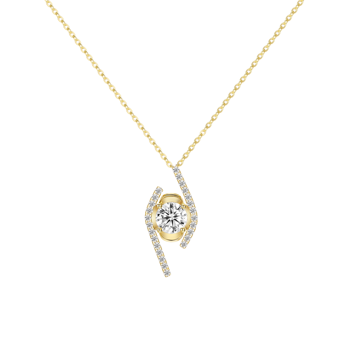 Devil’s Eye Moissanite Necklace