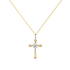diamond cross necklace, personalized birthstone necklace, birthstone necklace for mom, women&