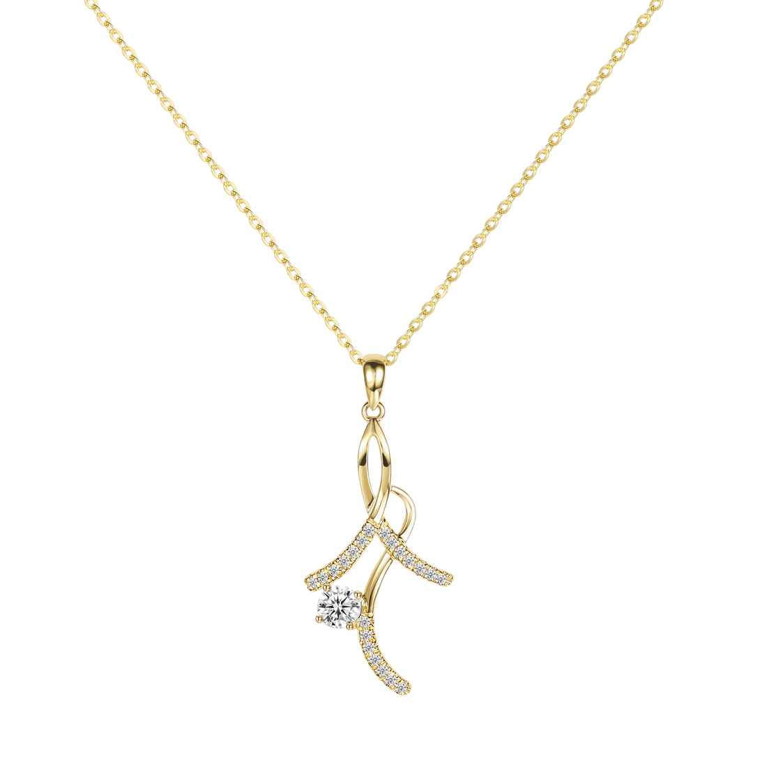moissanite necklace, everyday necklace, asymmetrical necklace, fashion necklace, one year anniversary gifts