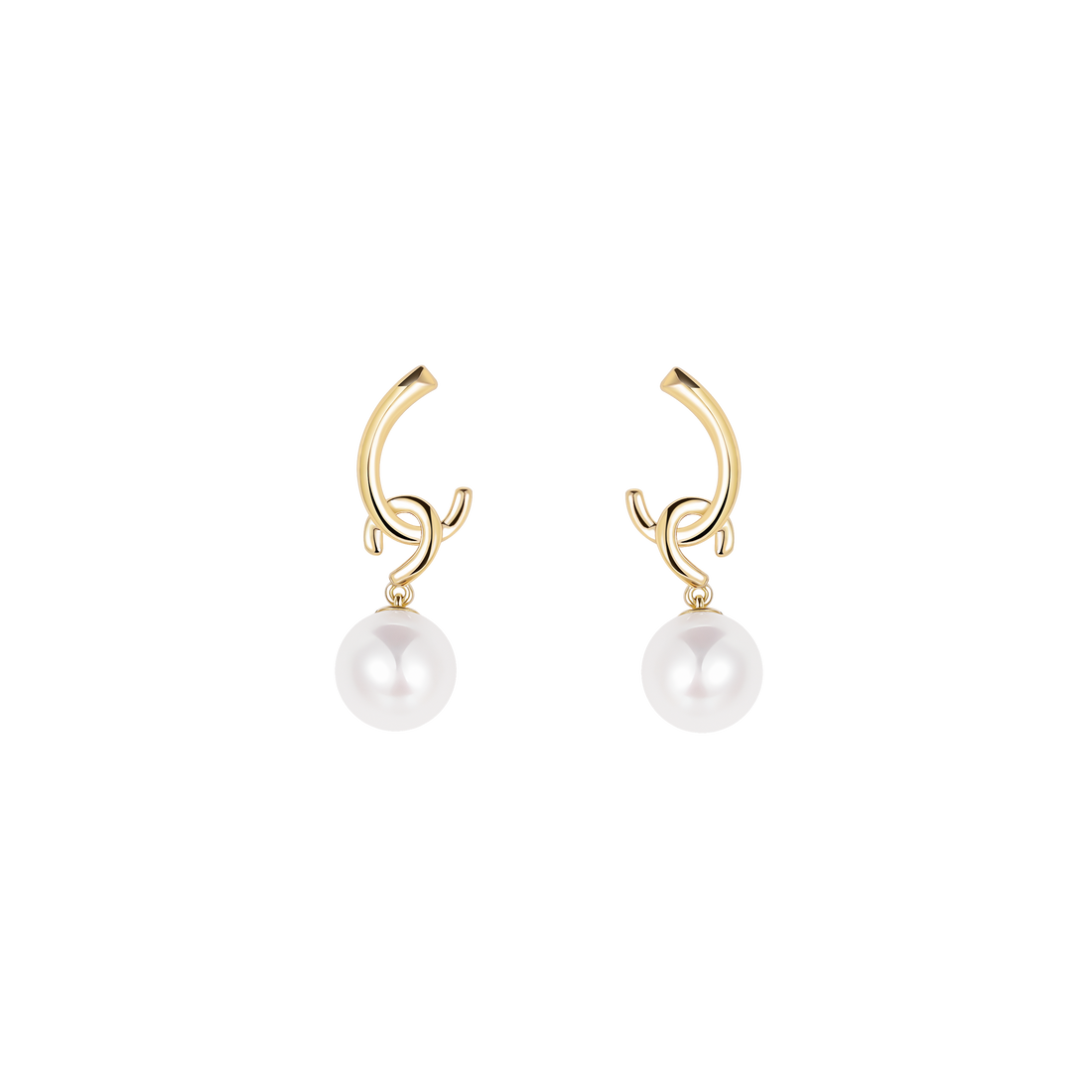 Dangling Pearl Earrings