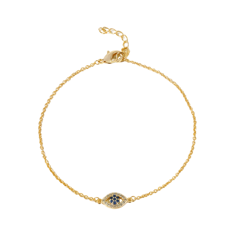 Bracciale in oro malocchio