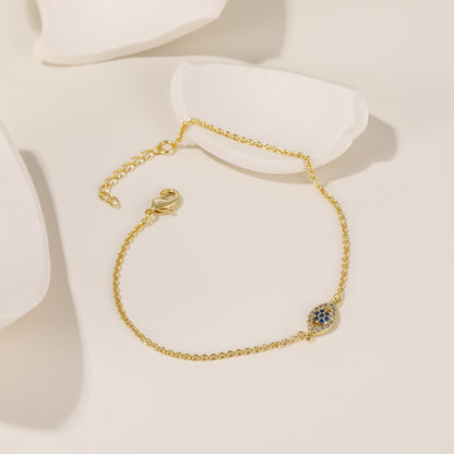 Bracelet en or mauvais œil