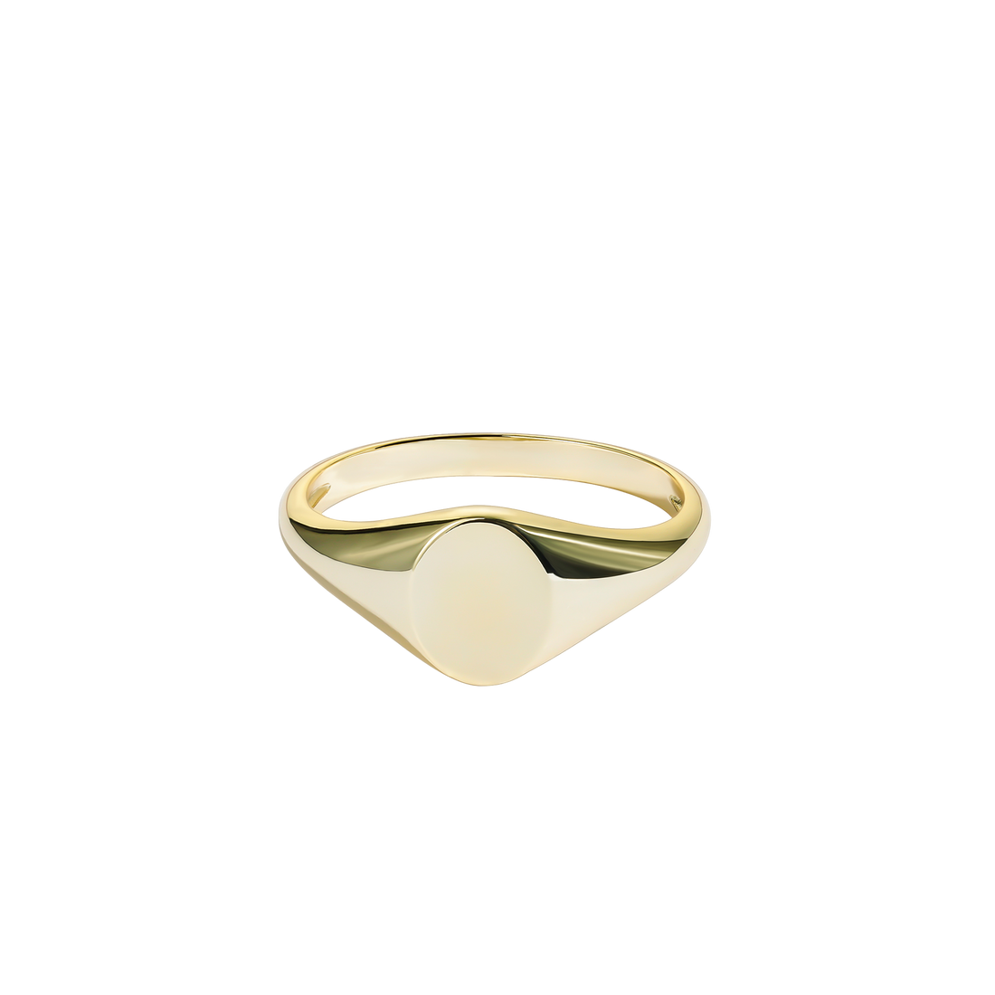 Anello con sigillo ovale