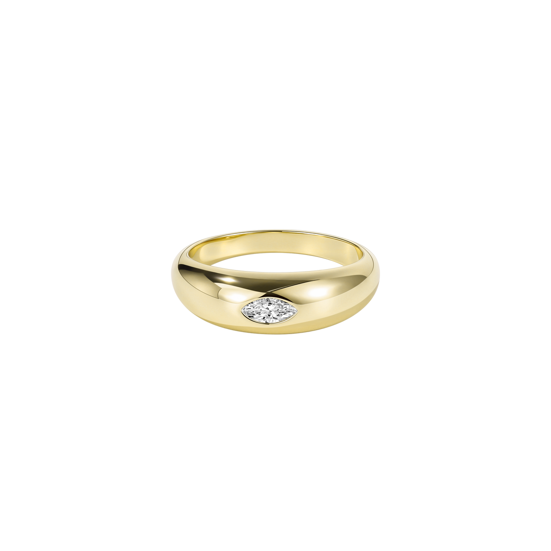 Vintage Inlay Gemstone Ring