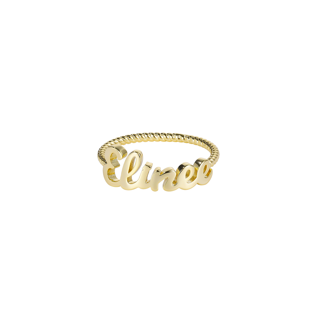 Rope Nameplate Ring