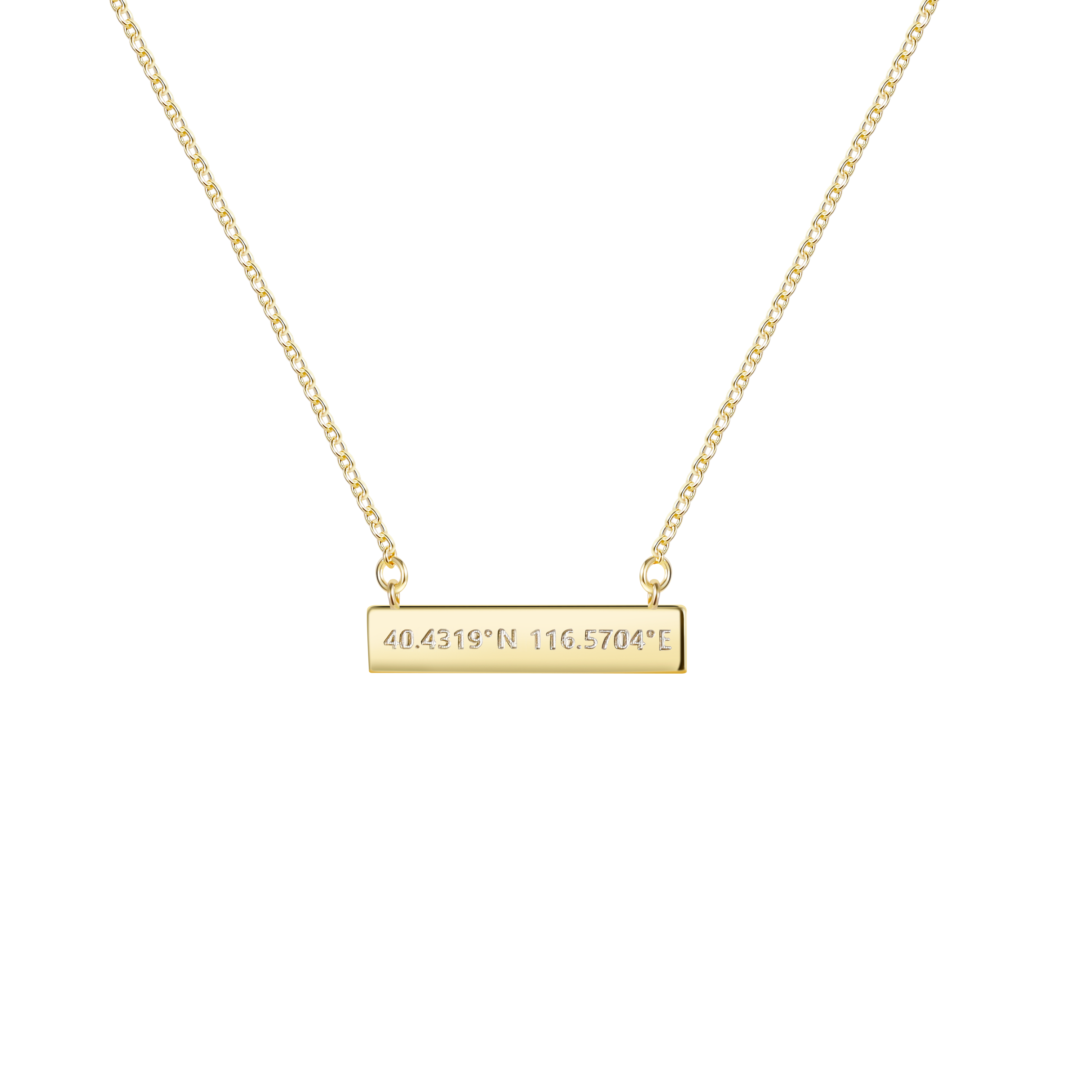 engraved bar necklace, custom engraved necklace, personalized gift for mom, best gifts for friend, 14k pendant necklace