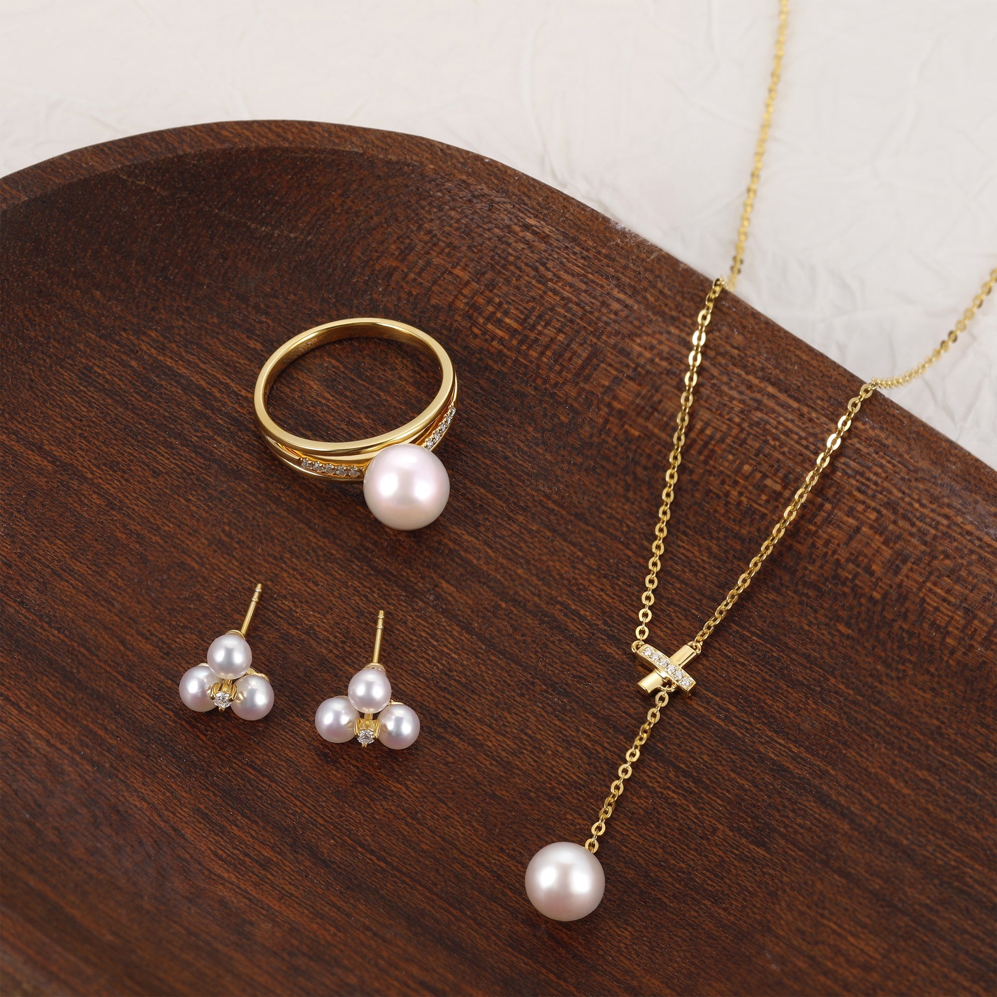 pearl necklace meaning, pearl jewelry set, cultured freshwater pearls, gold necklace for girlfriend, shop holiday gift sets
