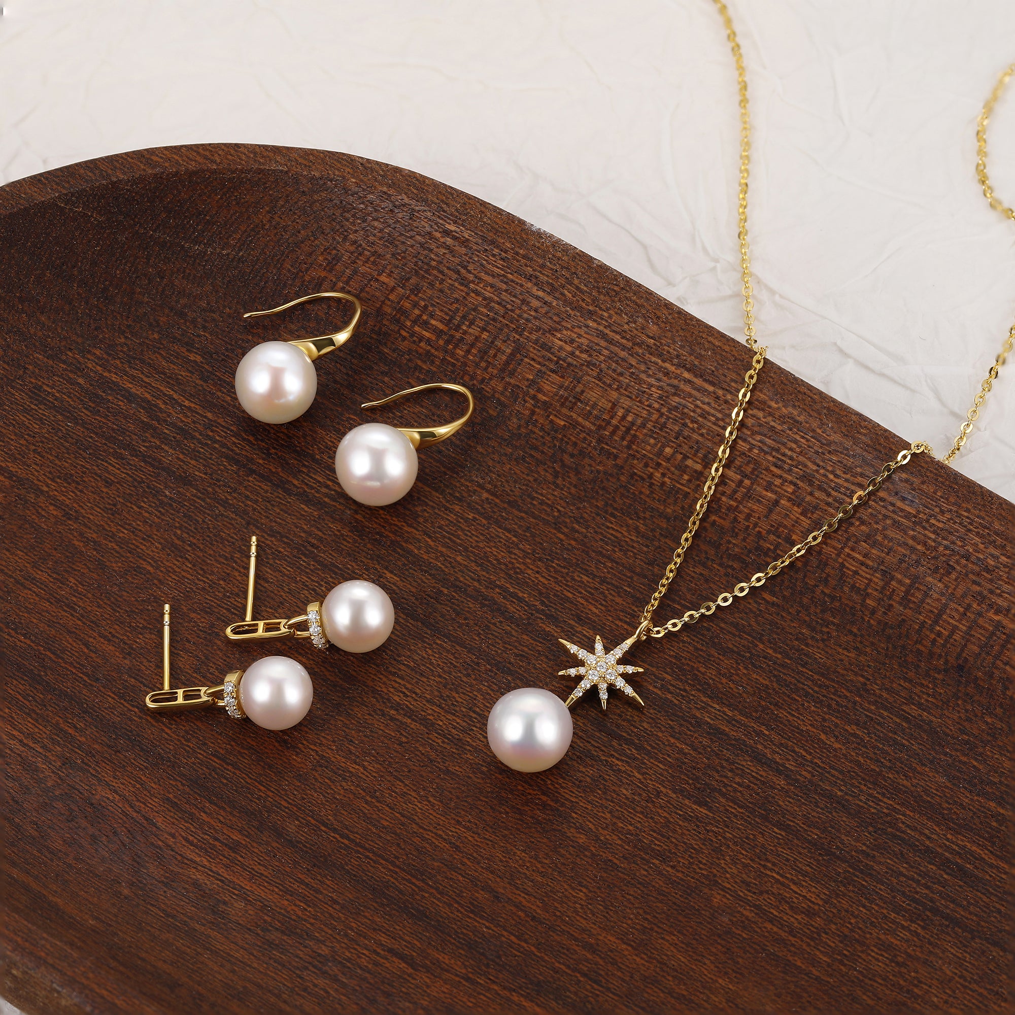 single pearl necklace, pearl pendant necklace, pearl jewelry set, pearl star, gold star necklace, jewelry gold pearl, mother&