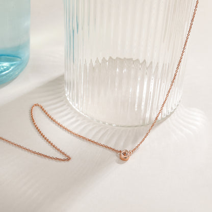 diamond teardrop necklace,  luxury gold jewelry, gold pendant necklace,rose gold jewelry, rose gold birthstone necklace