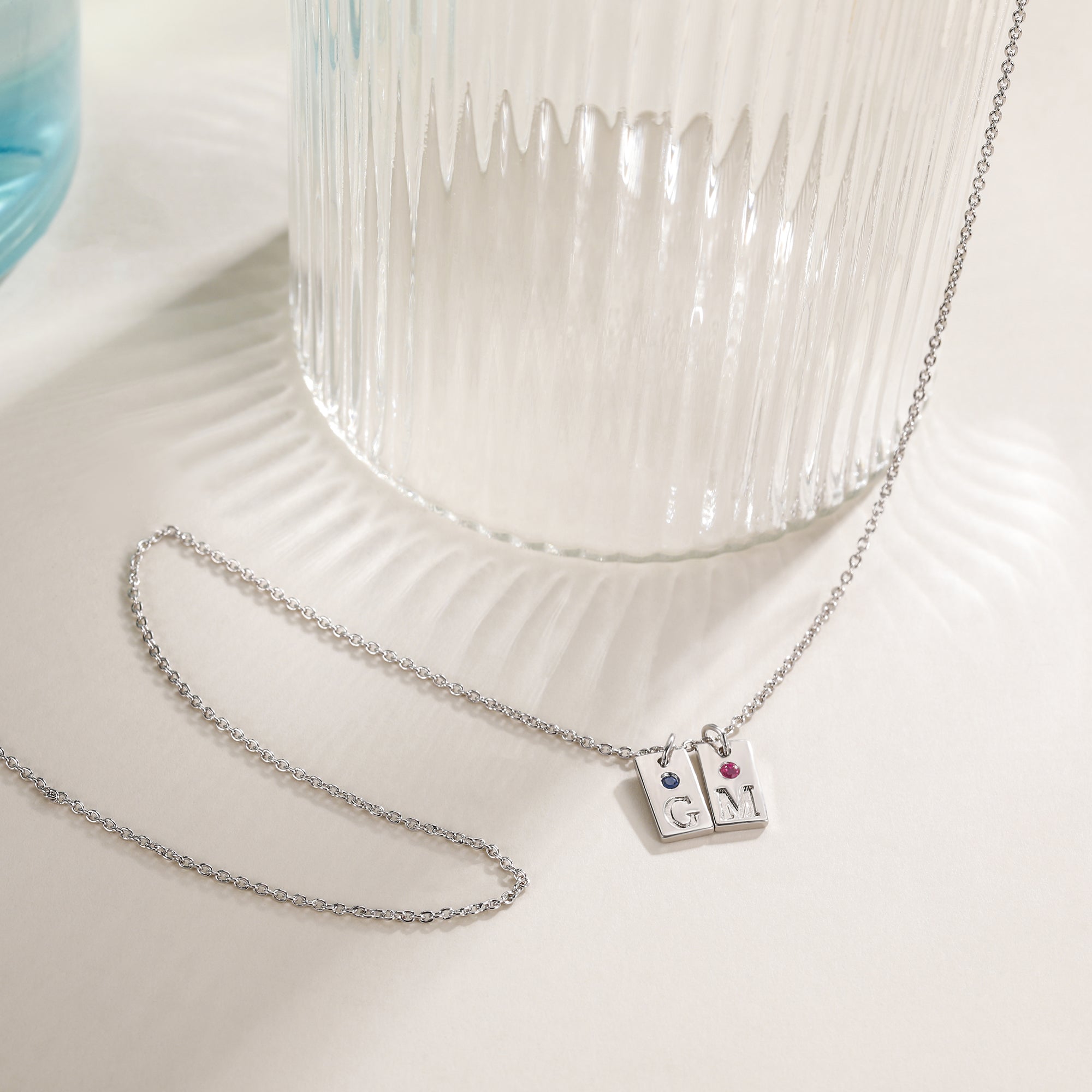 initial pendant necklace, white gold initial necklace, mom necklace, custom initial necklace, 2 letter necklace