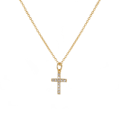 diamond cross necklace, multi stone gold necklace, 14k gold jewelry, gold cross pendant, antique cross pendant necklace