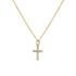 diamond cross necklace, multi stone gold necklace, 14k gold jewelry, gold cross pendant, antique cross pendant necklace
