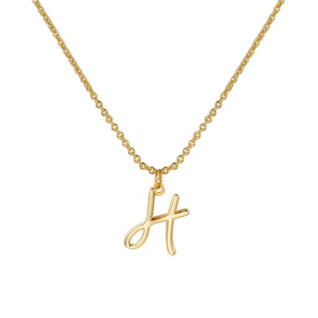 gold initial necklace, custom necklace for women, solid gold necklace, personalized mothers necklace,  gold letter necklace
