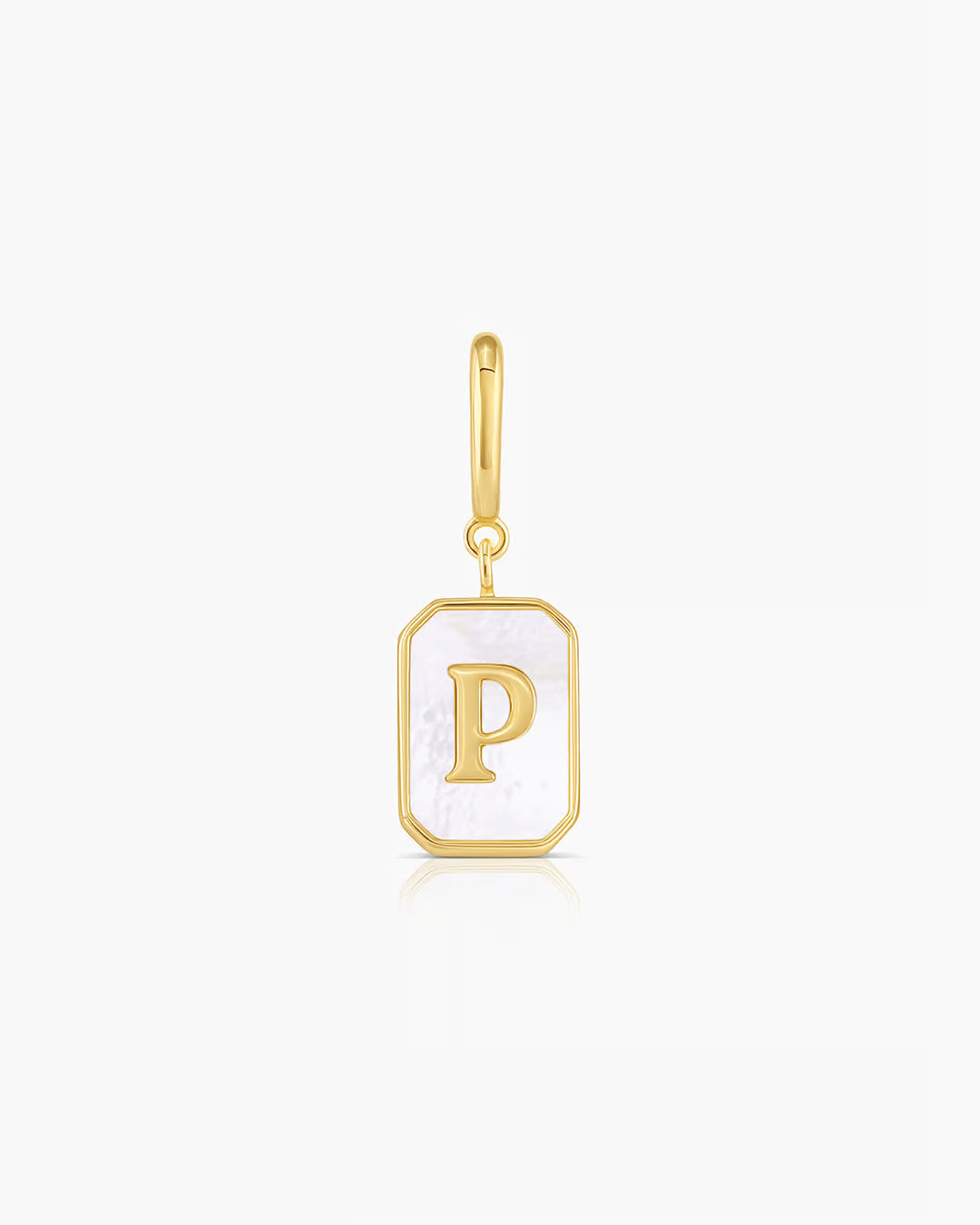 initial P, letter charm parker for women, necklace for women