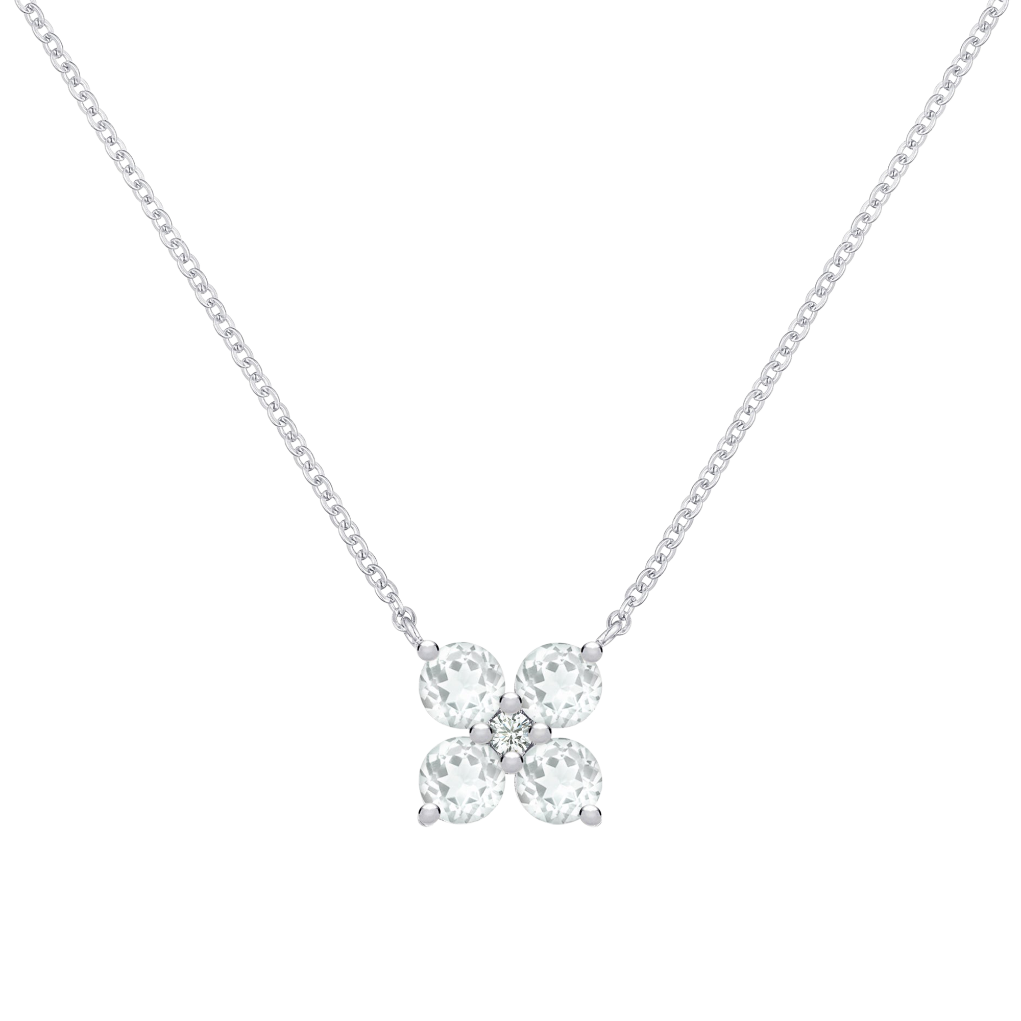 personalized birthstone necklace, white gold birthstone necklace, white gold diamond necklace, real gold necklace for women