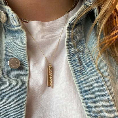 gold baguette necklace,gold pendant necklace, gold diamond pendant, gold pendants for women, designer pendants