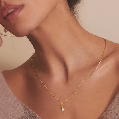 mothers birthstone necklace, birthstone necklace for mom, gold pendant necklace, simple necklace, mother&