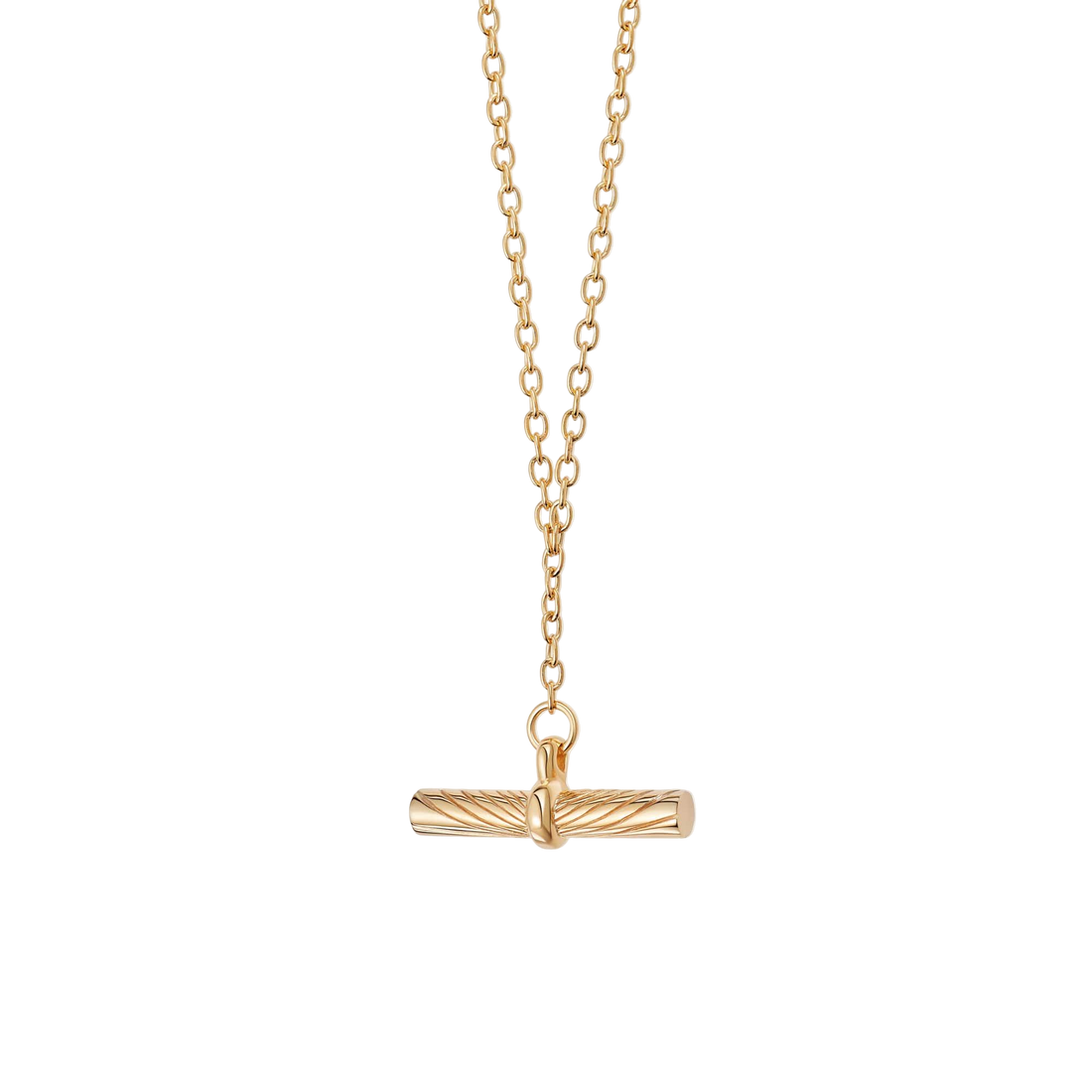 T-Bar necklace, chunky gold necklace,  layer necklace, 14k pendant necklace, 10K gold necklace