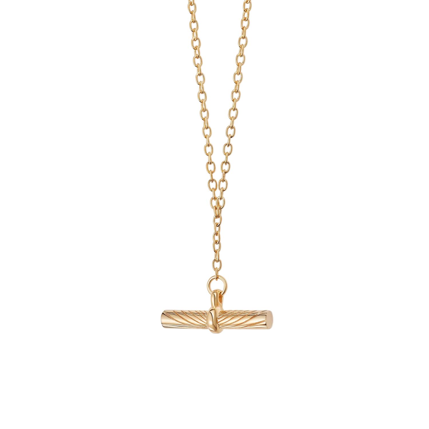 T-Bar necklace, chunky gold necklace,  layer necklace, 14k pendant necklace, 10K gold necklace