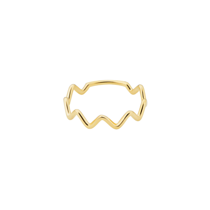 Wavy Line Ring