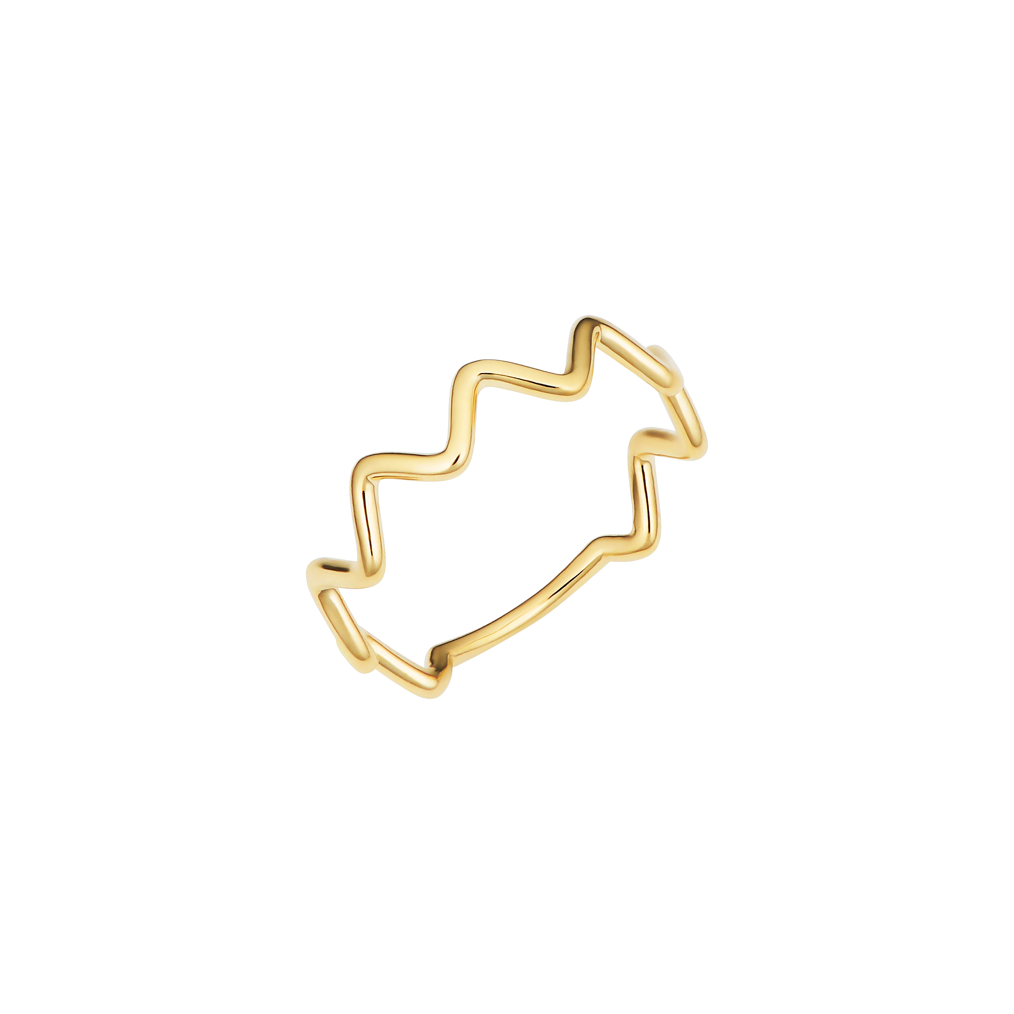 Wavy Line Ring