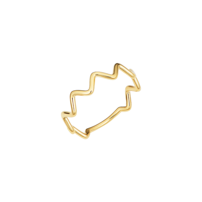 Wavy Line Ring