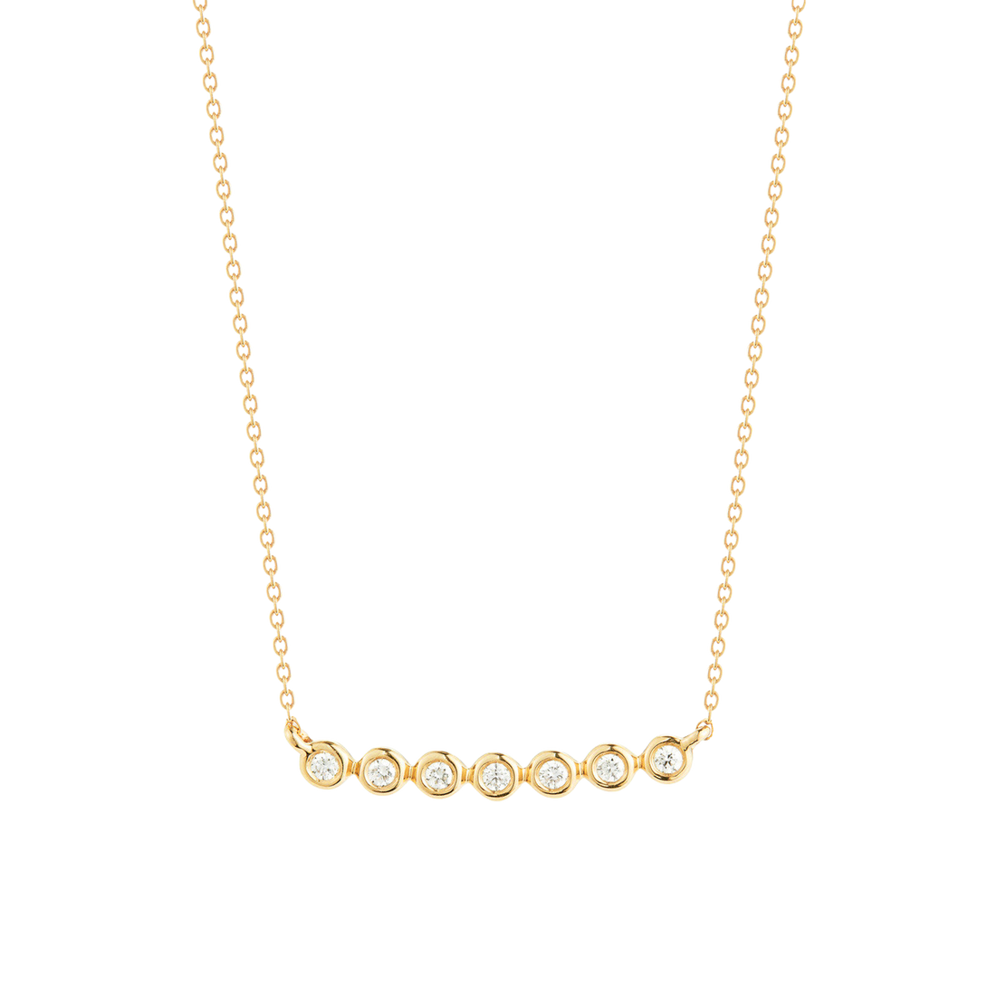 Bezel Bar Necklace