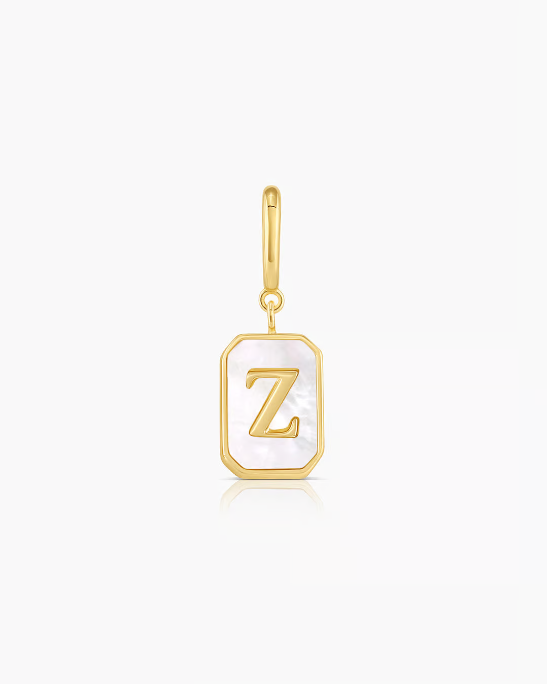 initial Z, designer initial Z charm, letter Z pendant for women