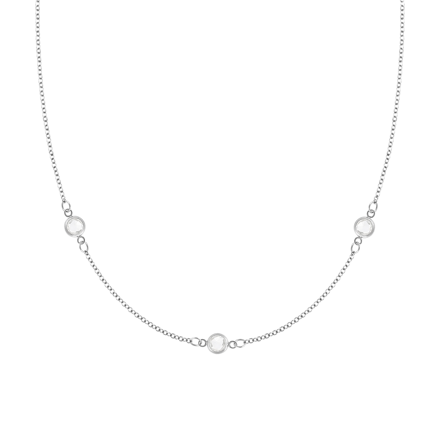 Customized Necklace，white gold necklace，Elegant Jewelry，14K Necklace