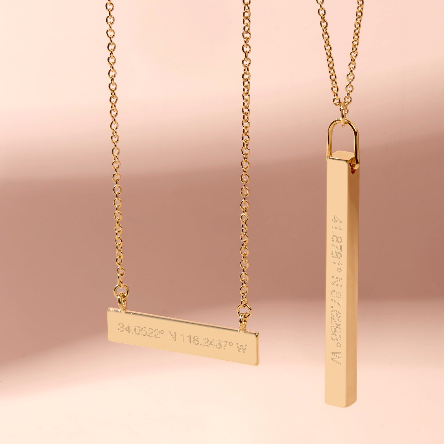 gold bar necklace, engraved gold necklace, personalized necklace for mom, girlfriend&