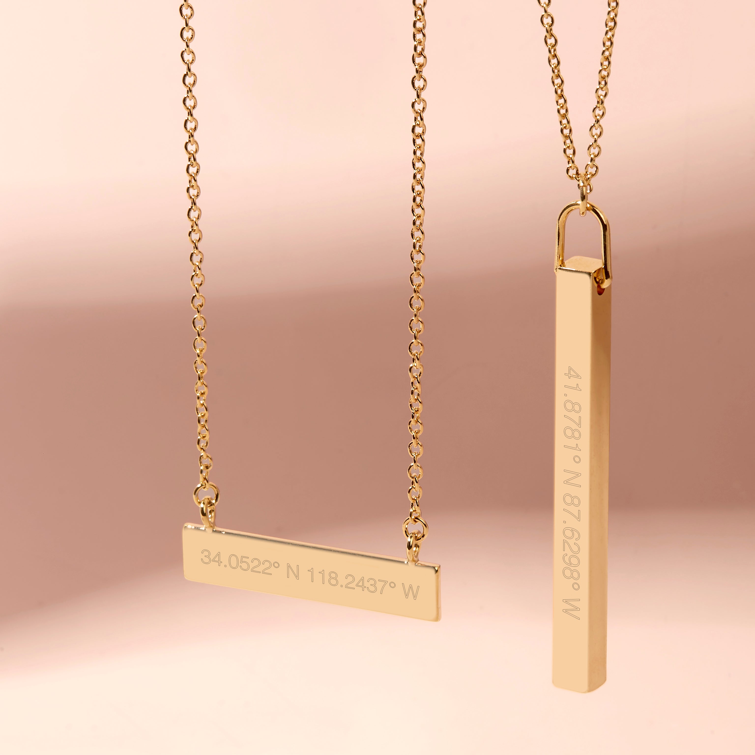 gold bar necklace, engraved gold necklace, personalized necklace for mom, girlfriend&