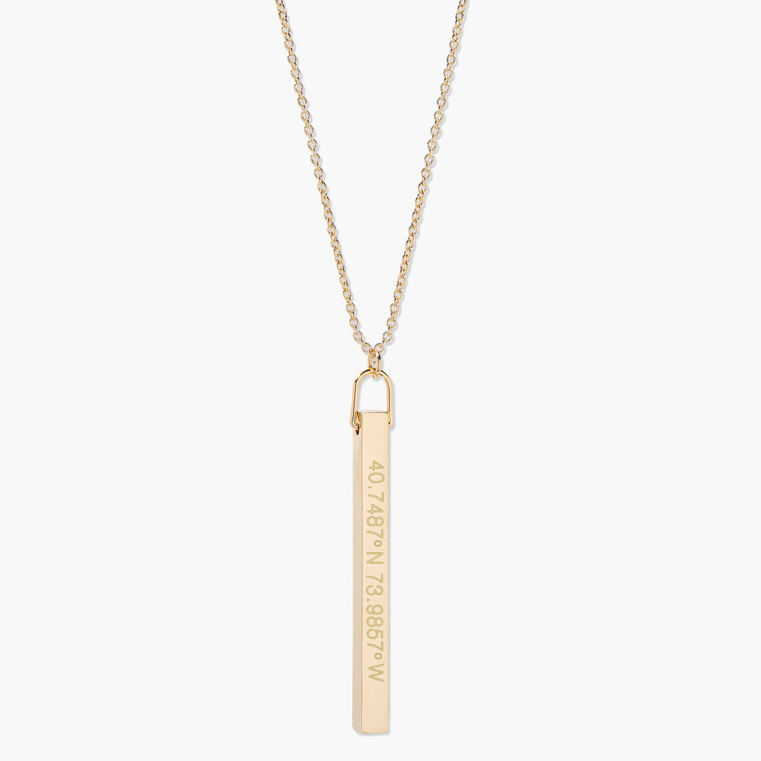engraved bar necklace, custom engraved necklace, personalized gift for mom, best gifts for friend, 14k pendant necklace