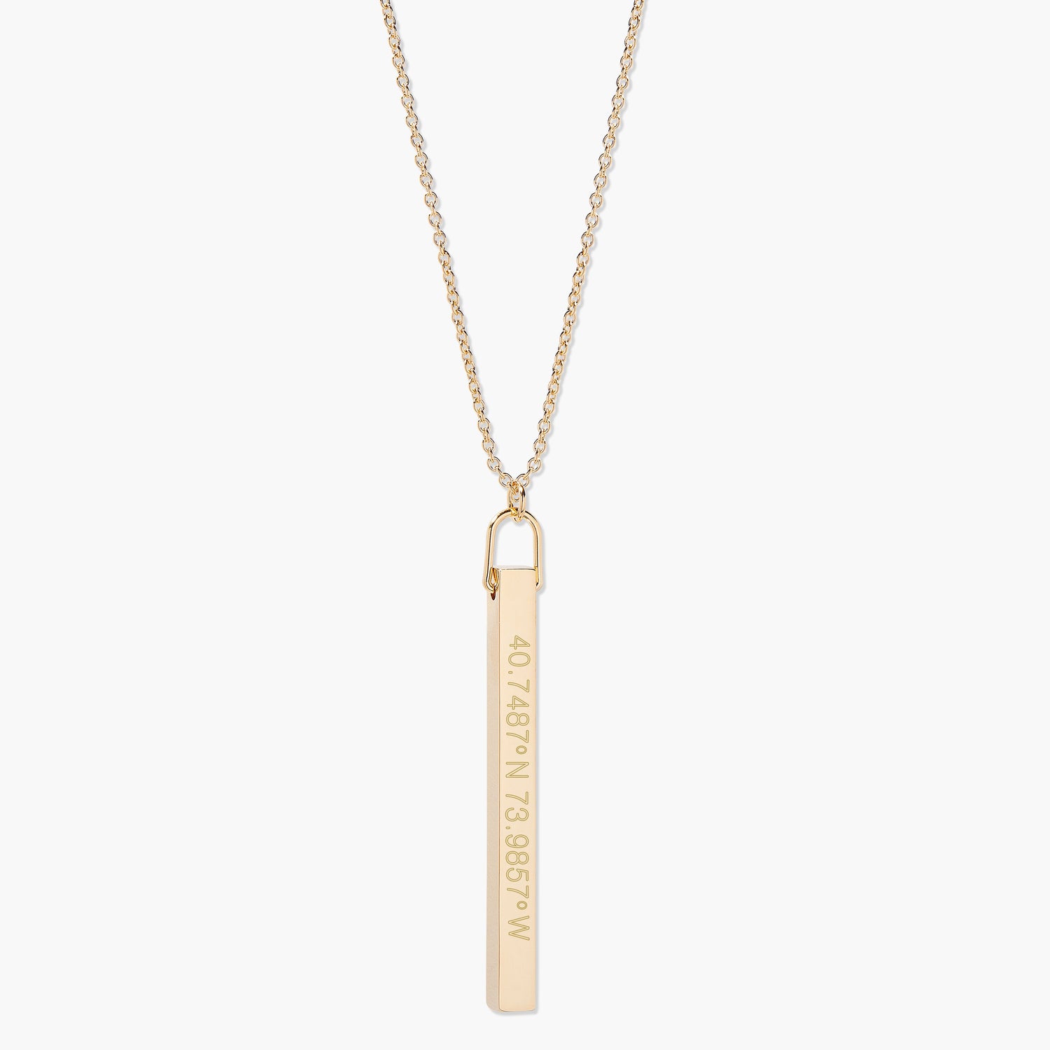 engraved bar necklace, custom engraved necklace, personalized gift for mom, best gifts for friend, 14k pendant necklace