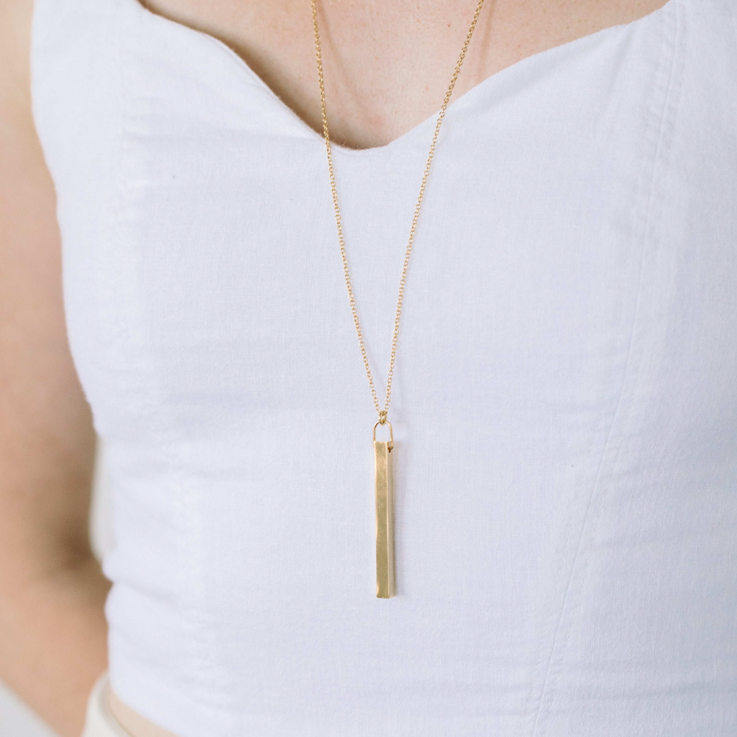 gold bar necklace, custom engraved necklace, one year anniversary gifts, custom pendant jewelry, personalized gifts for valentine&