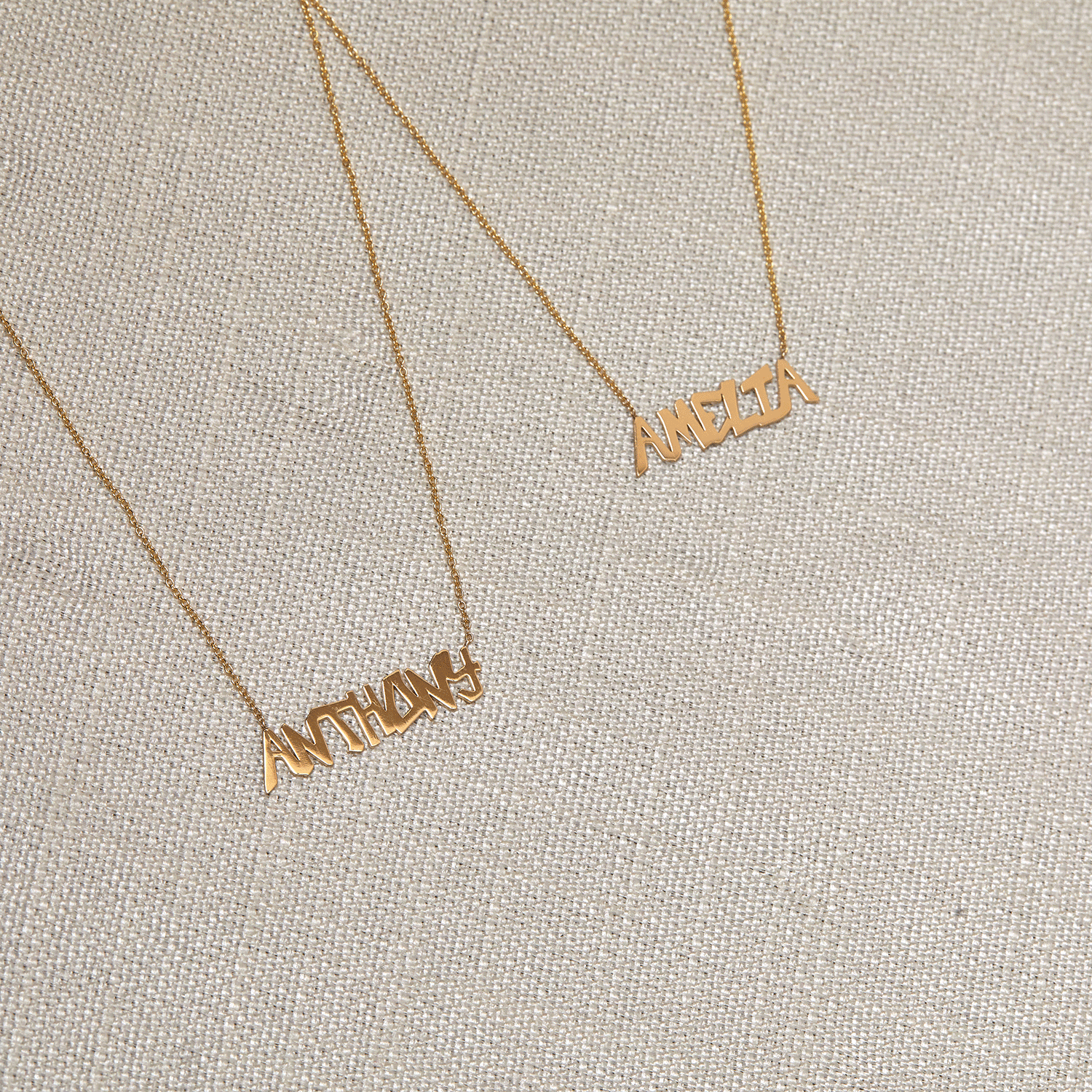 customized name necklace, personalized mom necklace, layer necklace, 14k pendant necklace, graffiti names