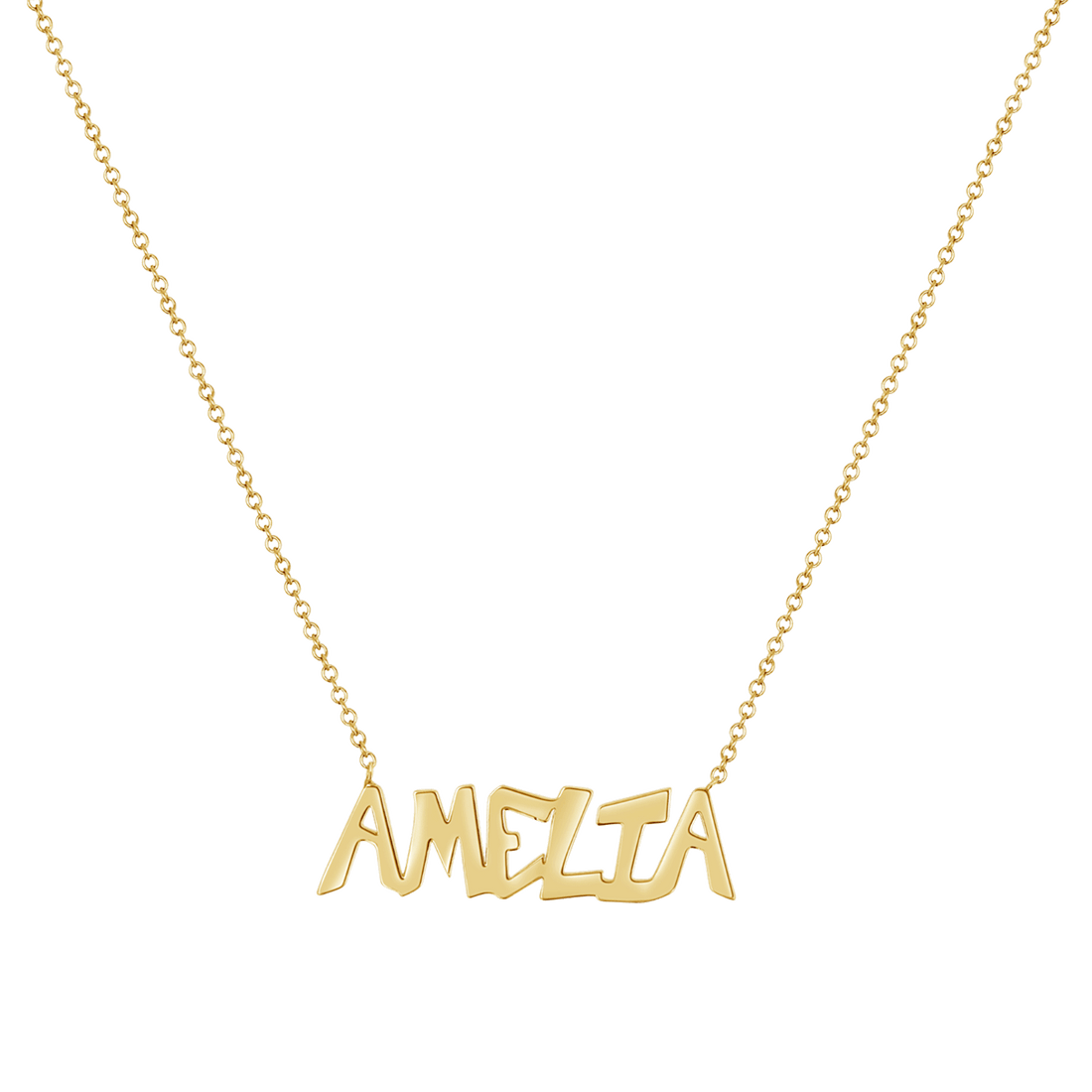 Graffiti Name Necklace