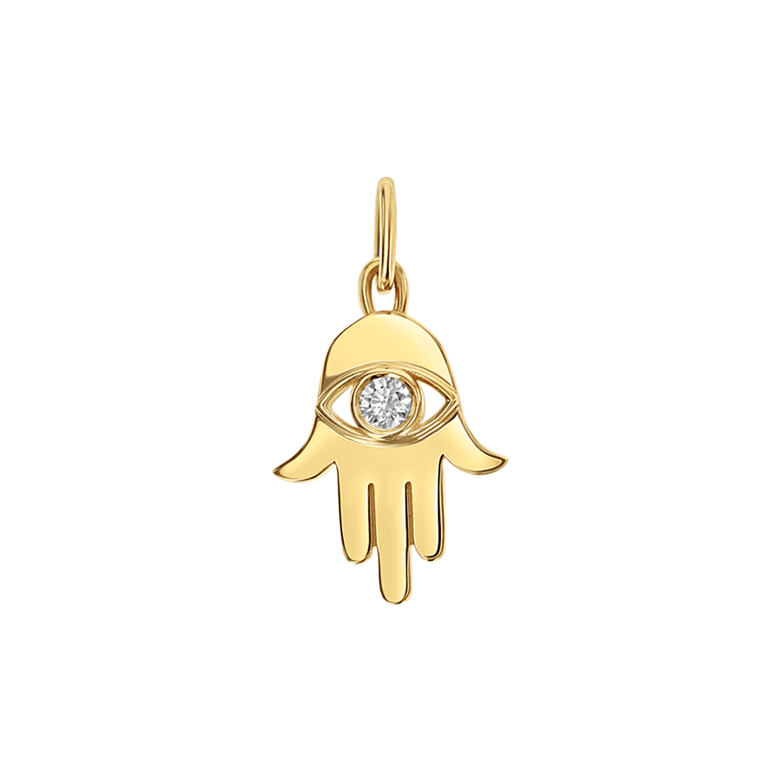 gemstone pendant, hamsa hand necklace, 14k gold pendant, diamond pendant jewelry, gold pendant for women