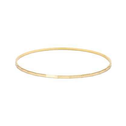 Bracciale rigido sottile in oro