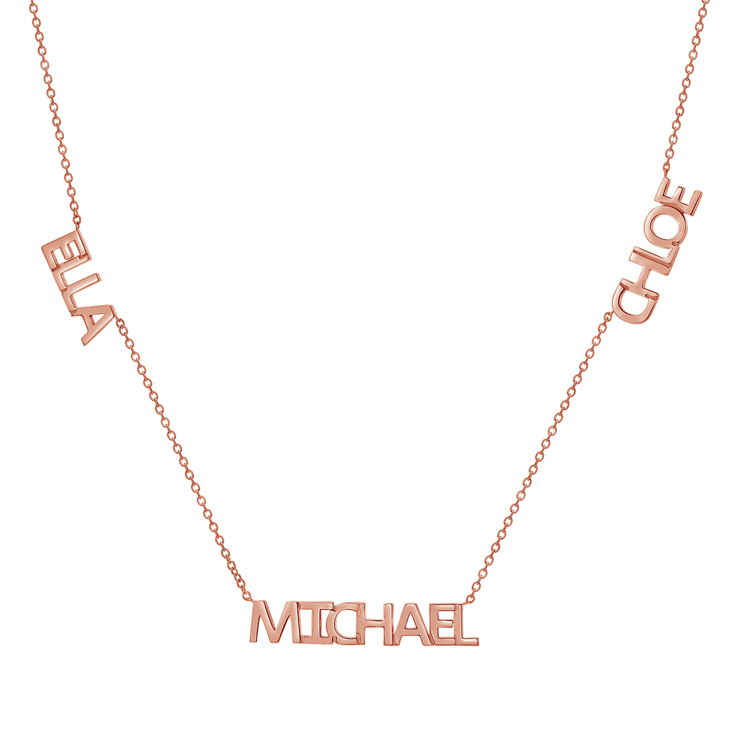 name necklace for women, rose gold necklace, childrens name necklace, personalized name necklace, valentine&