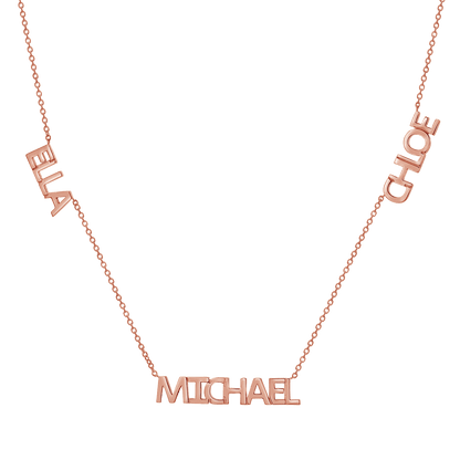 name necklace for women, rose gold necklace, childrens name necklace, personalized name necklace, valentine&