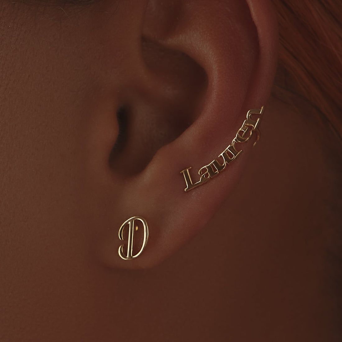 Orecchini obliqui senza piercing