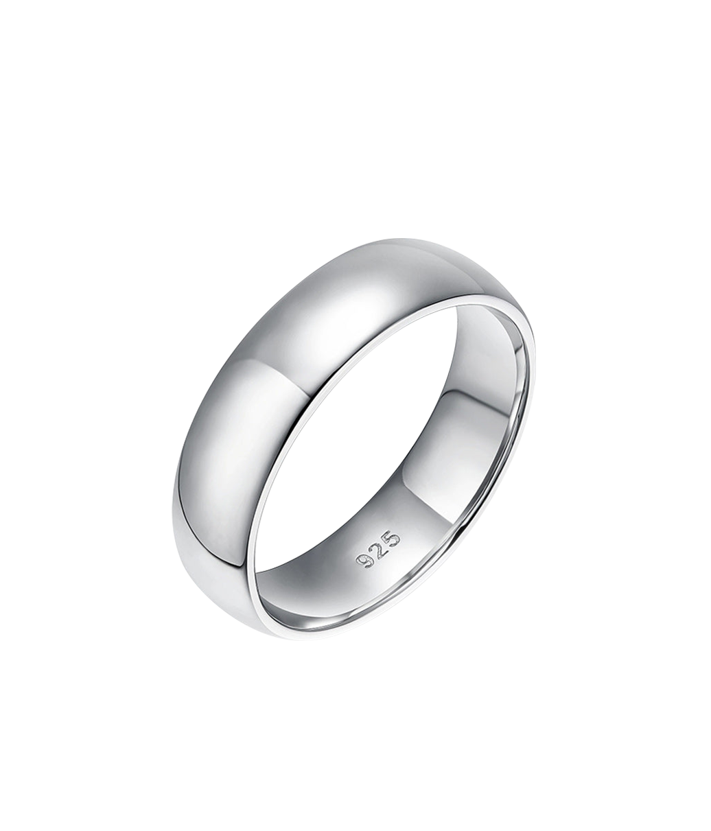 Pure Dome Wedding Ring